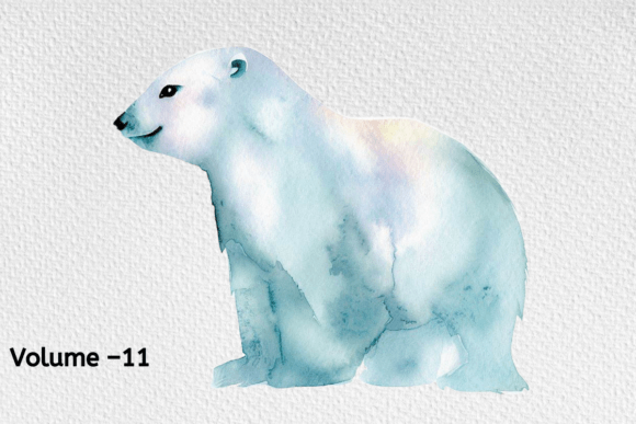 Download Watercolor Arctic Animal Clipart - Arctic animal Collection