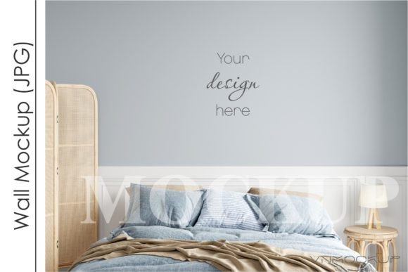 Download Bedroom Wall Mockup, Blank Wall Mockup - Premium Resources
